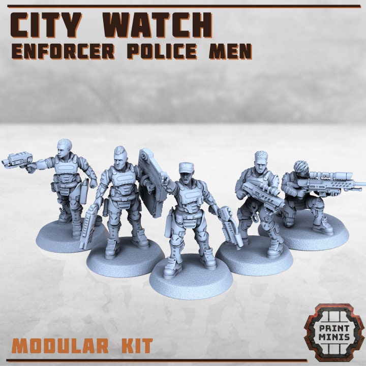 City Watch - Modular Kit - Print Minis