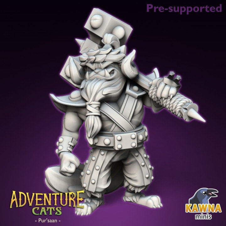 Pur'Saan Barbarian (2 Variants Available) - Kawna Minis