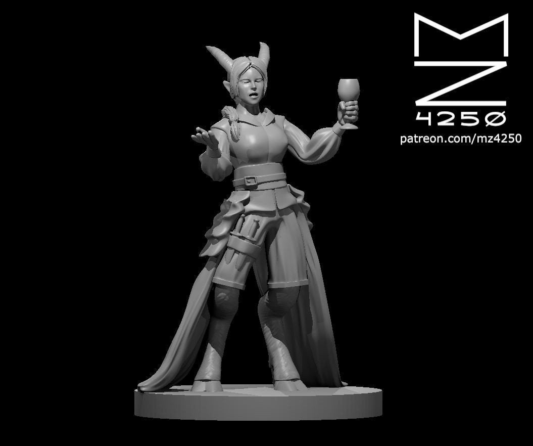 Satyr Female Bard (2 Variants Available) - MZ4250