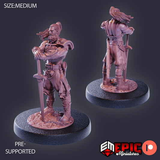 Legendary Warrior (3 Variants) - Epic Miniatures