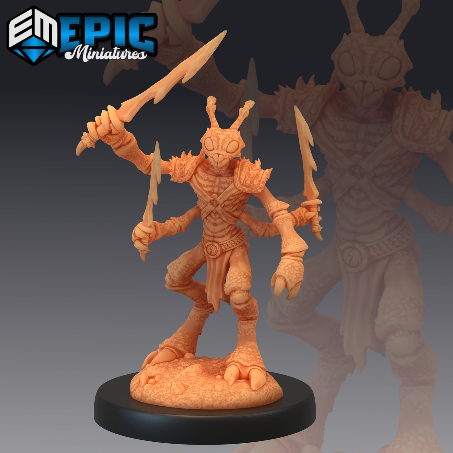Insectoid Ant Warrior (3 Variants Available) - Epic Miniatures