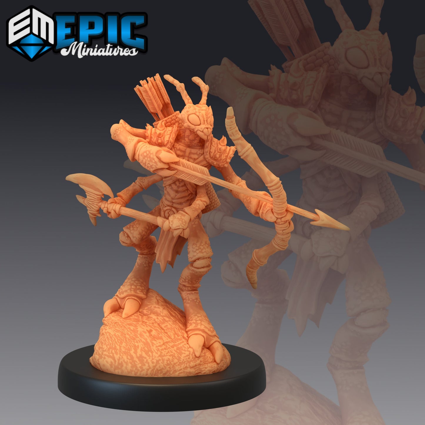 Insectoid Ant Warrior (3 Variants Available) - Epic Miniatures