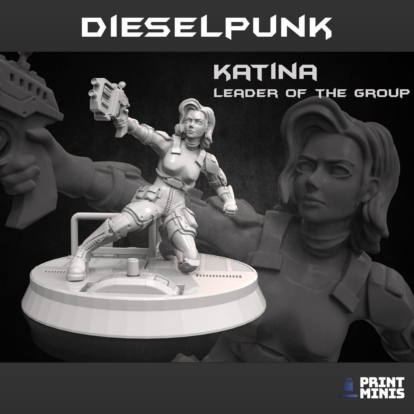 Maslo Group Heroes (5 Variants Available) - Print Minis