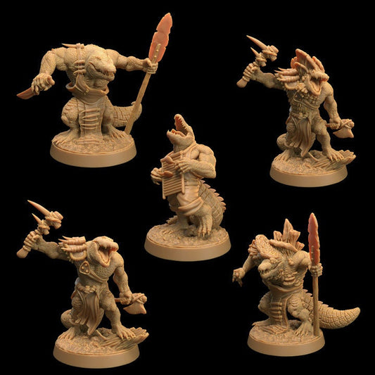 Gator Folk (5 Variants Available) - Dragon Trapper's Lodge