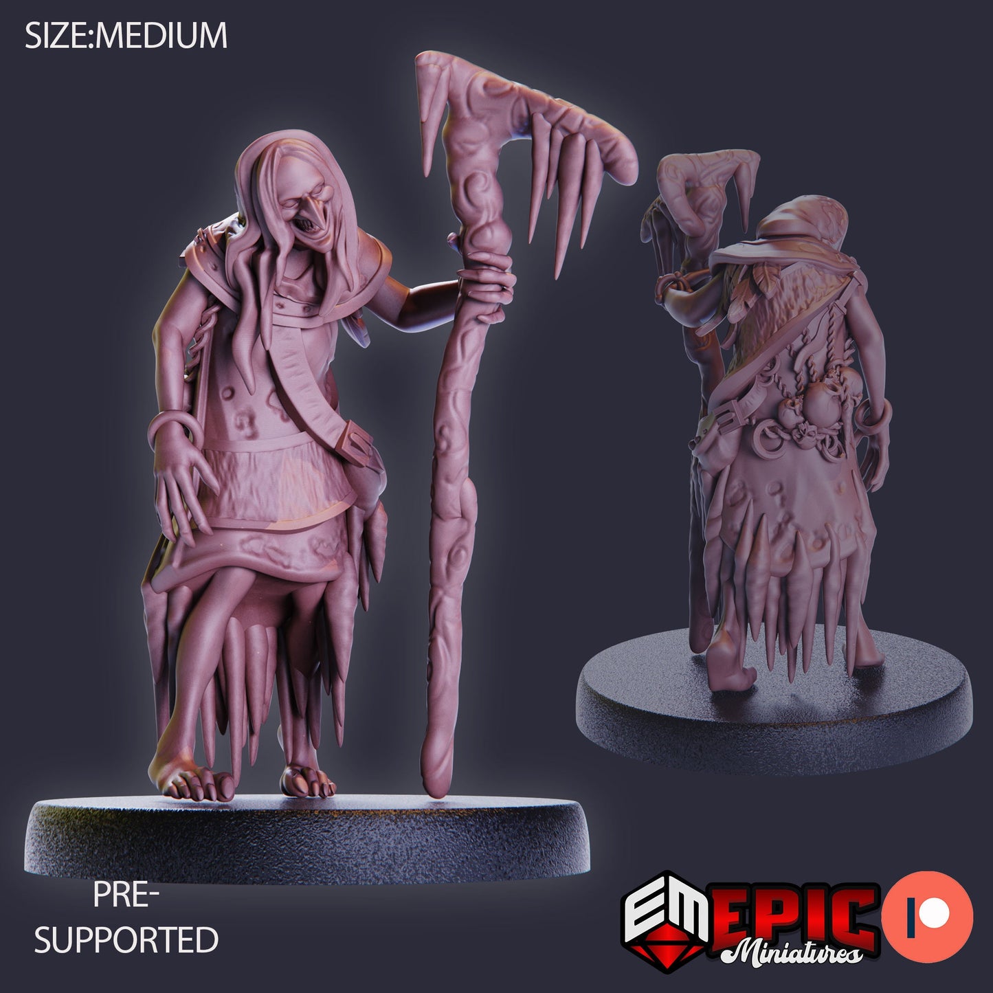 Winter Hag (3 Variants) - Epic Miniatures