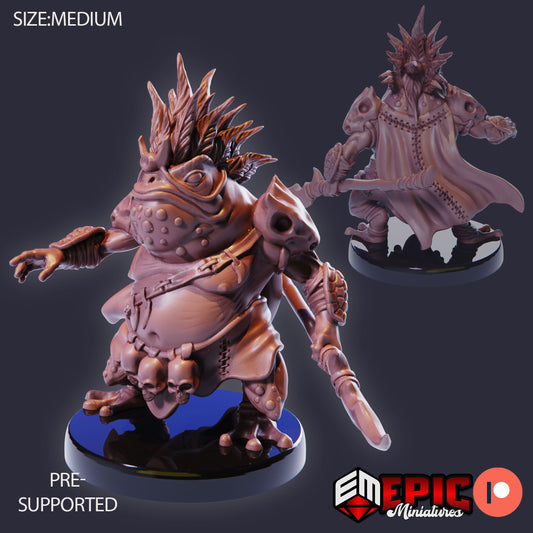 Toad Folk Set 2 (4 Variants Available) - Epic Miniatures