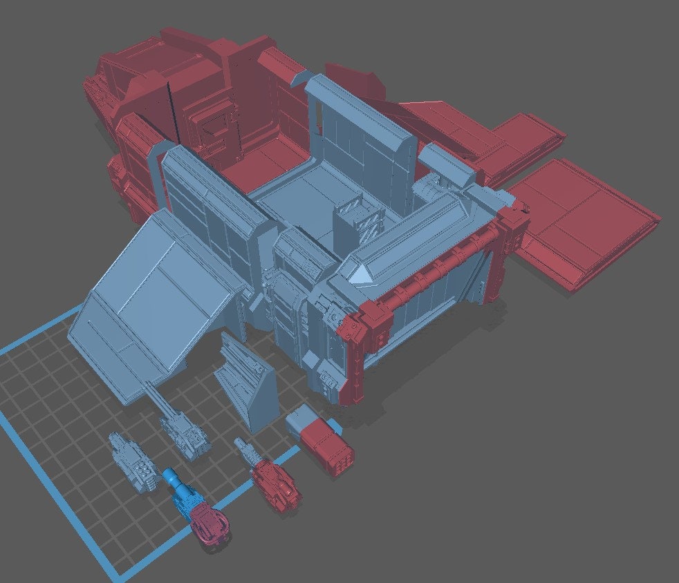 The Kodiak Shuttle (Modular Spaceship Kit) - Print Minis