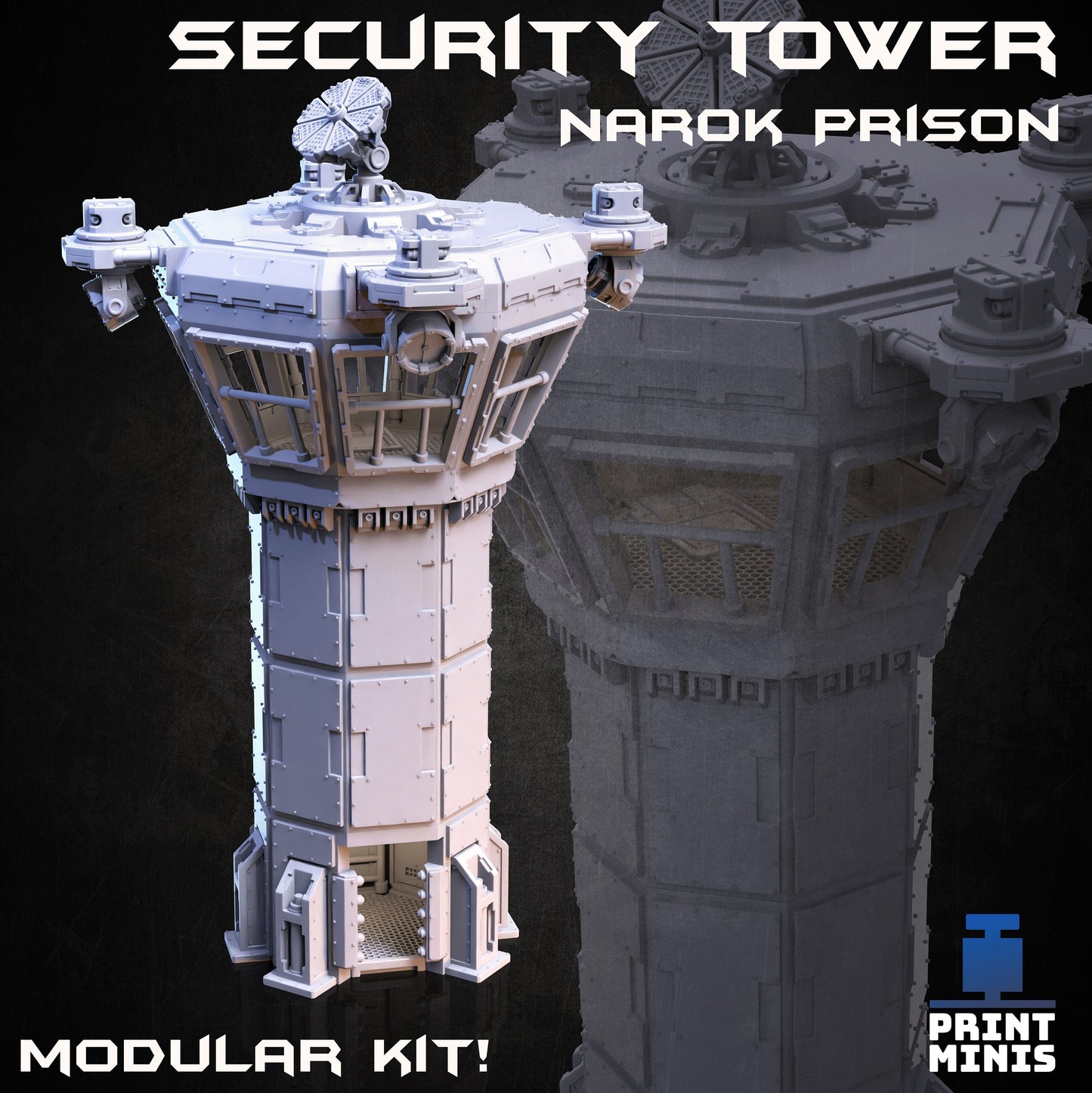 Narok Prison Control Tower (3 Variants Available) - Print Minis