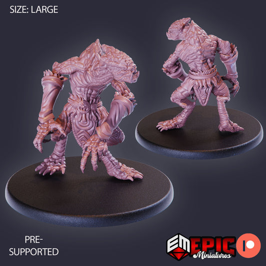 Snake Folk Primitive (3 Variants) - Epic Miniatures