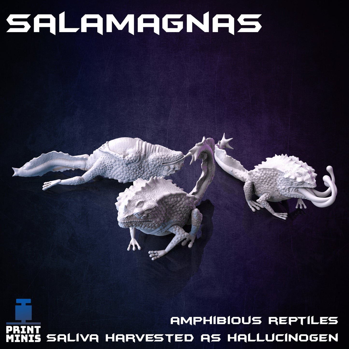 Salamagna (3 Variants Available) - Print Minis