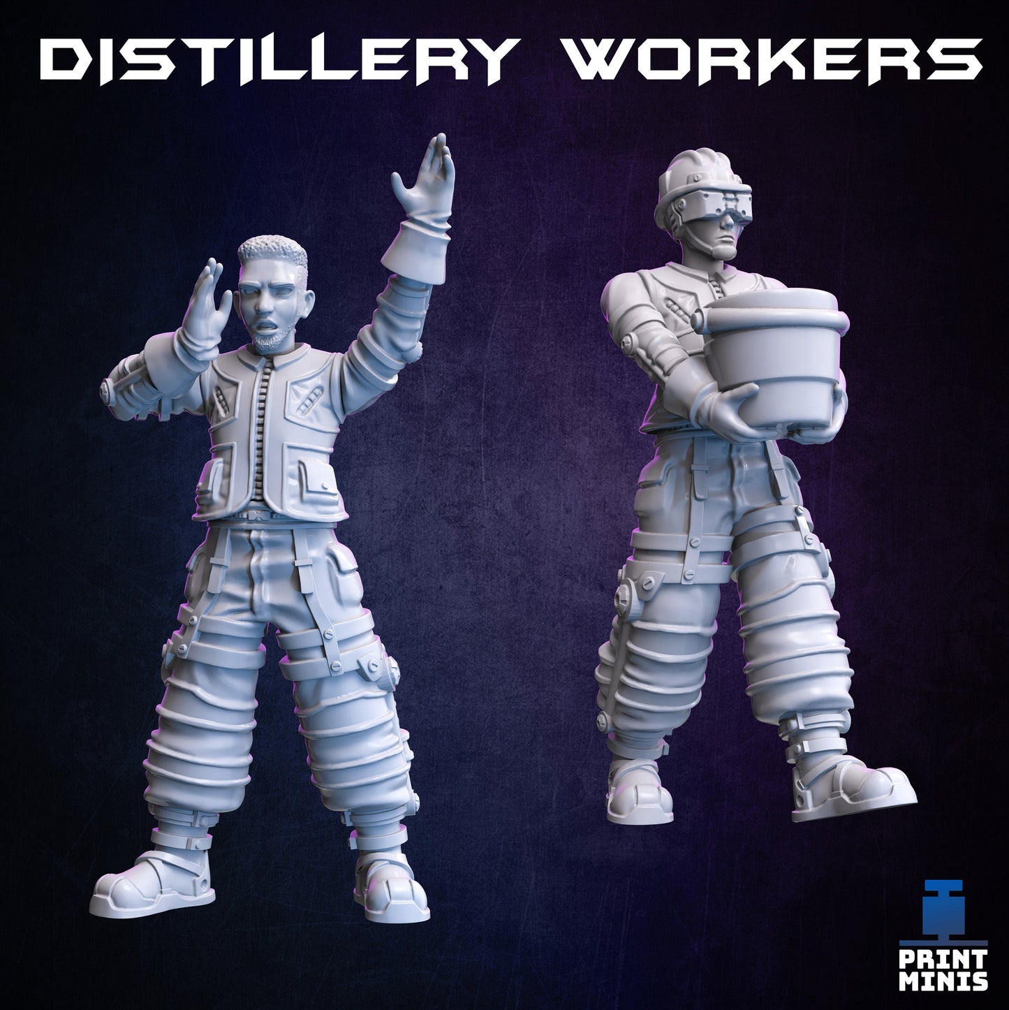 Distillery Workers - Modular Kit - Print Minis