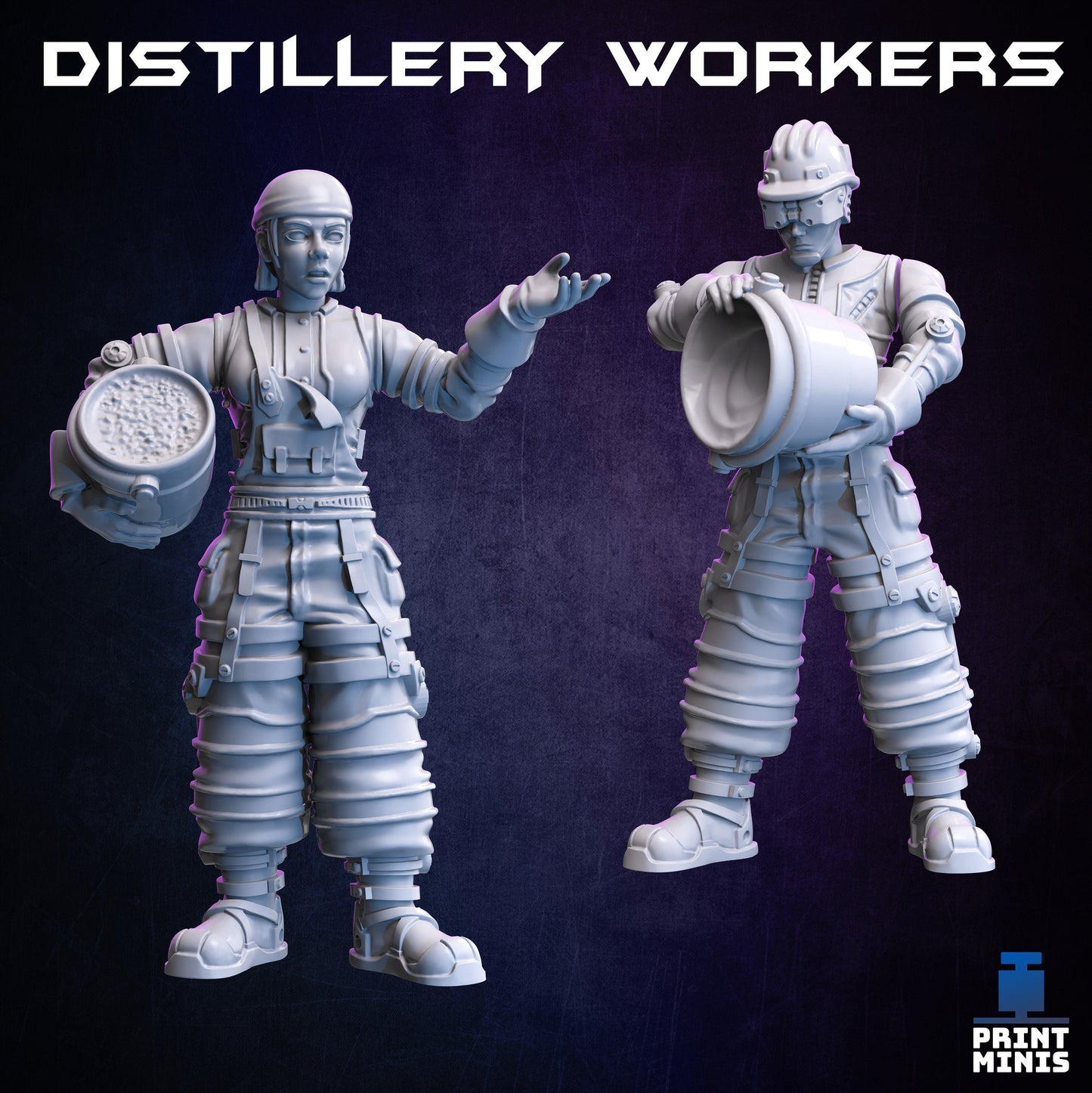 Distillery Workers - Modular Kit - Print Minis