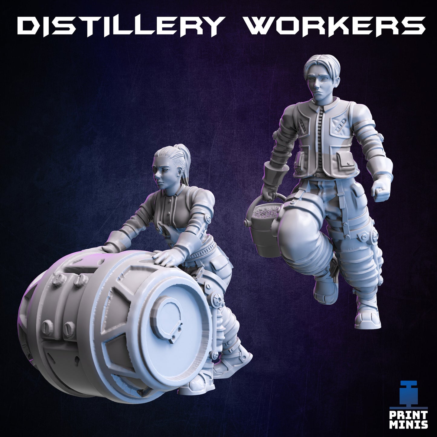 Distillery Workers - Modular Kit - Print Minis