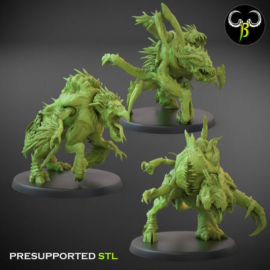 Fallen Creature (3 Variants Available) - Clay Beast Creations