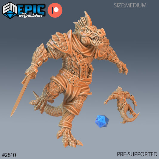 Lizardman Tribe (8 Variants Available) - Epic Miniatures