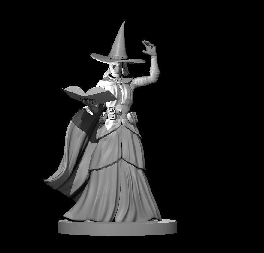 Human Wizard with Spellbook (2 Variants Available) - MZ4250