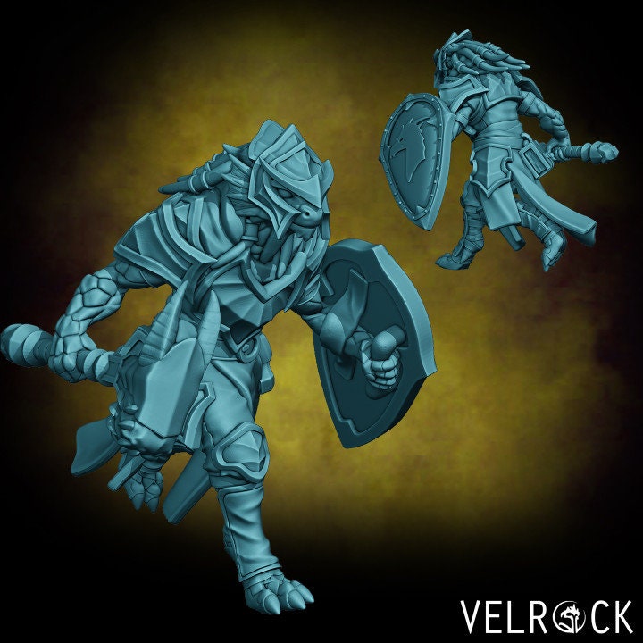 Male Dragonfolk Set 2 (5 Variants) - Velrock