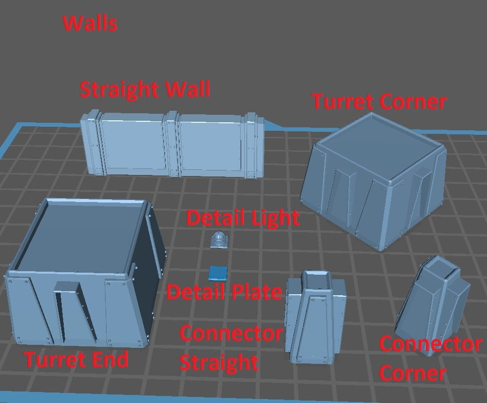 Security System - Modular Scenery Kit - Print Minis