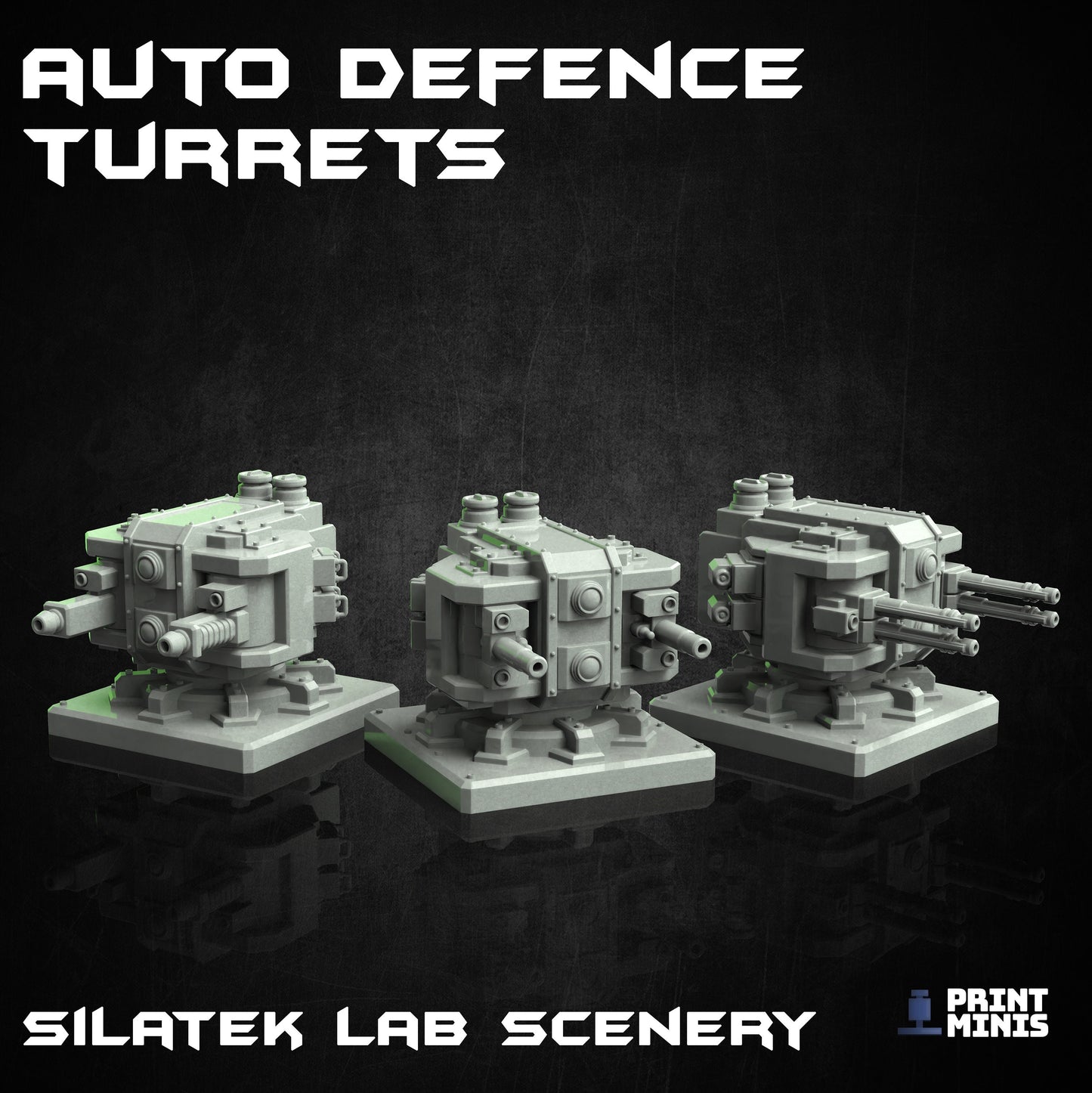 Security System - Modular Scenery Kit - Print Minis