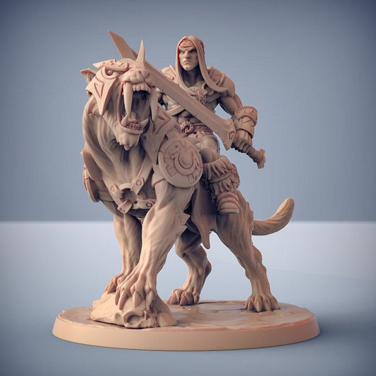 Smilodon Rider A (2 Variants Available) - Artisan Guild