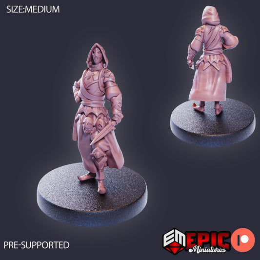 Masked Assassin (3 Variants Available) - Epic Miniatures
