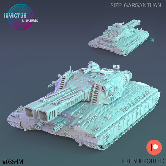 Space Goliath Battle Tank - Invictus Miniatures