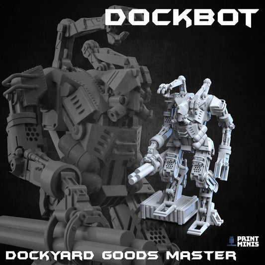 Dockbot - Dockyard Goods Master - Print Minis