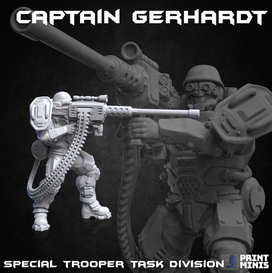 Captain Gerhardt - Print Minis