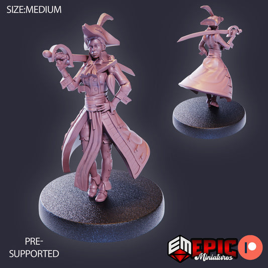 Veteran Captain (3 Variants Available) - Epic Miniatures