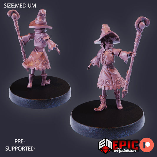 Witch Apprentice (3 Variants) - Epic Miniatures