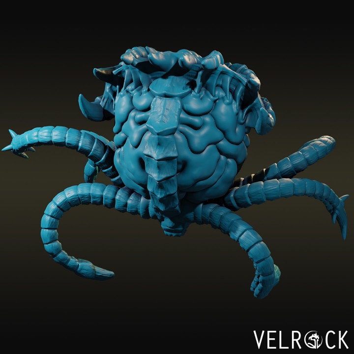 Tentacle Brain Monster (2 Variants) - Velrock