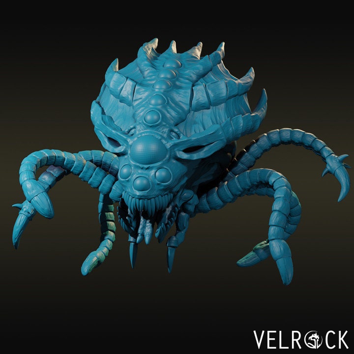 Tentacle Brain Monster (2 Variants) - Velrock