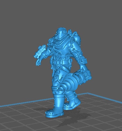 Well Diver (3 Variants Available) Print Minis