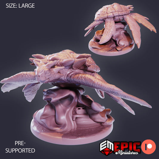 Giant Sea Turtle (3 Variants Available) - Epic Miniatures