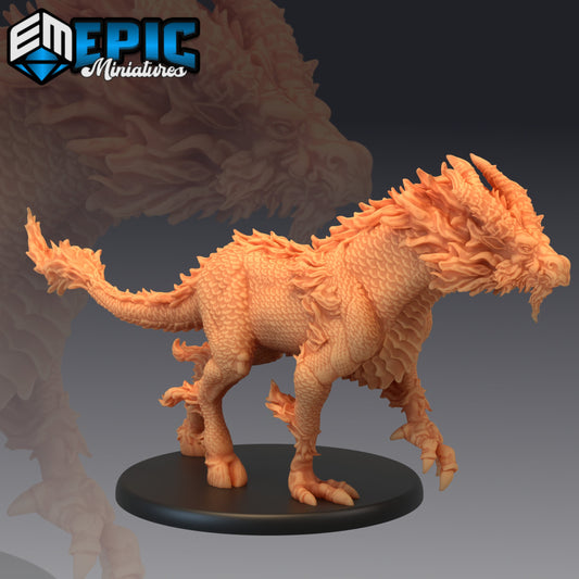 Kilin - White Dragon Horse (4 Variants) - Epic Miniatures