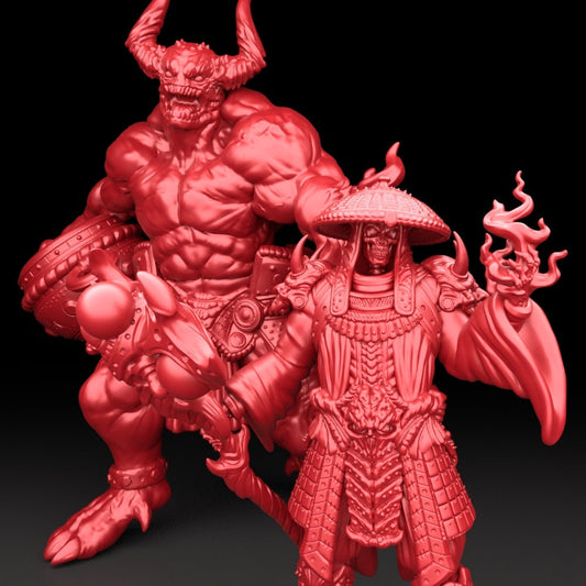 Old Invoker with Demon (7 Variants Available) - Brayan Nafarrate