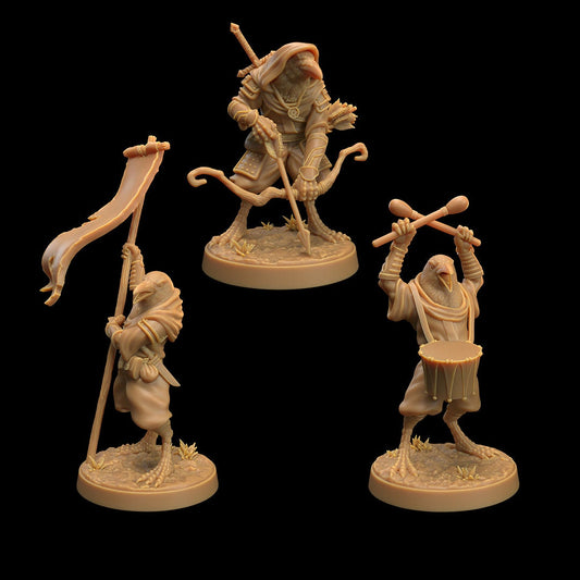 Ravenfolk Heroes (3 Variants Available) - Dragon Trapper's Lodge