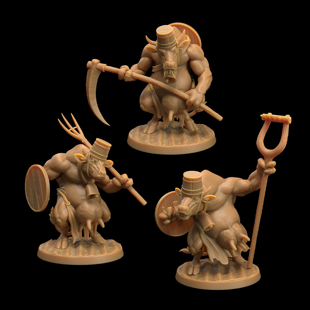 Dairy Minotaurs (3 Variants Available) - Dragon Trapper's Lodge