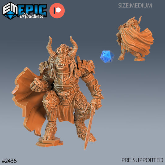 Woolly Minotaur (3 Variants Available) - Epic Miniatures