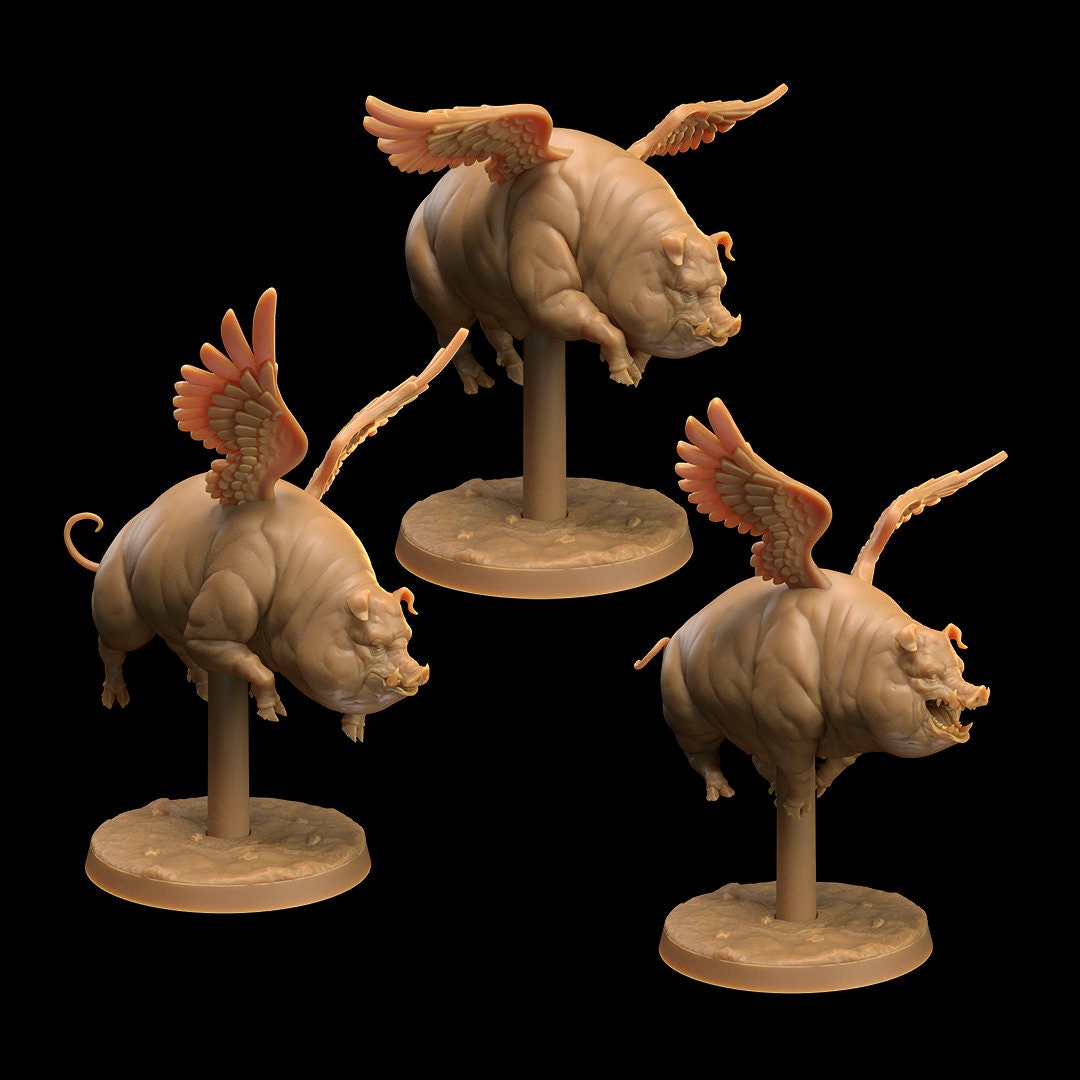 Flying Pigs (3 Variants Available) - Dragon Trapper's Lodge