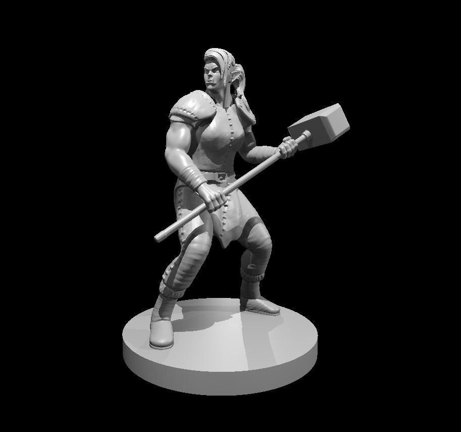 Half-Orc Barbarian (4 Variants Available) - MZ4250