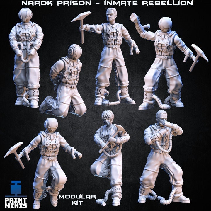 Narok Prisoners - Modular Kit - Print Minis