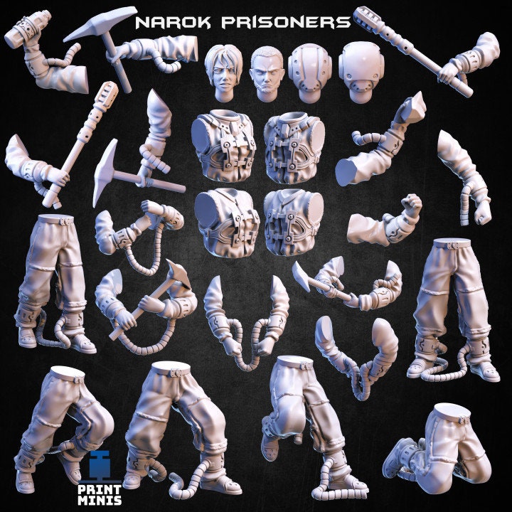 Narok Prisoners - Modular Kit - Print Minis