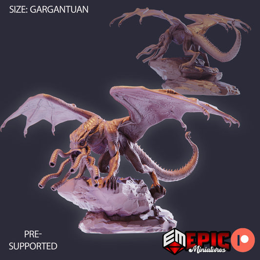 Brain Devourer Dragon - Epic Miniatures