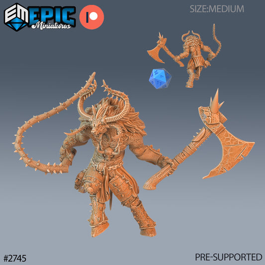 Demonic Minotaur (3 Variants Available) - Epic Miniatures