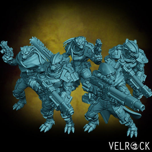 Dragonborn Trooper Squad - Male (5 Variants Available) - Velrock