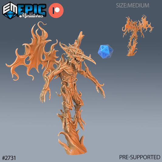 Fire Mephit (2 Variants Available) - Epic Miniatures
