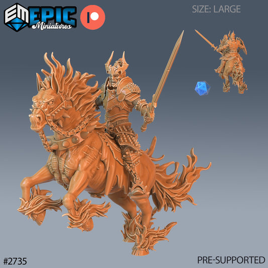 Narzugon Rider (2 Variants Available) - Epic Miniatures