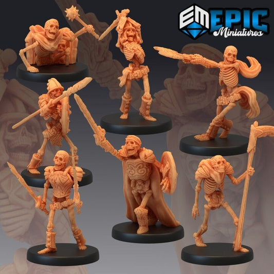 Skeletons (7 Variants Available) - Epic Miniatures