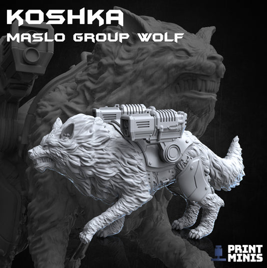 Koshka Wolf - Print Minis